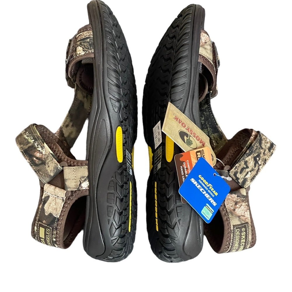 NEW Skechers Mens Lomell Rip
Tide Sandals Goodyear Soles
Camo #204351 Size:9 - Picture 6 of 15